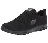 Skechers Ghenter Bronaugh Tennis pour Femme, Noir, 10 Wide