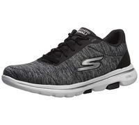 Skechers Girl's Go Walk 5-True Trainers, Noir/Blanc, 39 EU