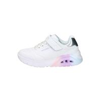 Skechers Girl's Uno Lite 2.0 Vivid Metallic Sneaker, Blanc, 3 UK Child