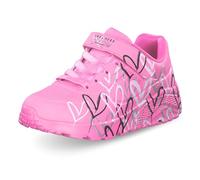 Skechers Girl's Uno Lite Love Levitate Sneaker, Rose, 2.5 UK Child