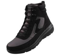 Skechers Glacial Ultra Wanderlust Bottines pour femme, noir/gris, 38 EU