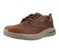 Skechers Baskets Delson 3.0 Glavine – Cuir brun foncé – pour homme 42 EU