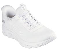 Skechers Glide Step Arc Waves Baskets à Enfiler pour Femme, Blanc, 36 EU