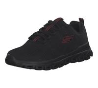 Skechers Glide-Step Fasten UP, Basket Homme, Noir, 41.5 EU