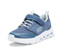 Skechers Glide-Step Flow Baskets Garçon Textile Bleu Marine/Synthétique/Bordure Blanche Pointure 46