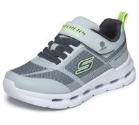 Skechers Glide-Step Lights Baskets pour garçon Synthétique/Textile/Lime Trim Gris Pointure 46
