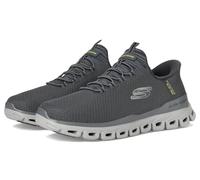 Skechers Glide-Step Noxus Baskets à Enfiler Mains Libres pour Homme, Charbon, 43 EU