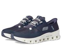 Skechers Glide-Step Pro Baskets à enfiler mains libres pour homme, bleu marine, 43 EU