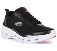SKECHERS Glide Step Rapide Course Trous Maille Baskets Gris Marine Hommes UK 7 -