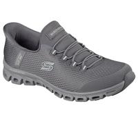 Skechers Glide-Step Resilience Baskets pour Femme, Char Charcoal, 37 EU | Décontracté, Slip-Ins, Glide-Step, mousse à mémoire de forme refroidie par air, lavable en machine, végétalien