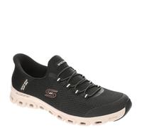 Skechers Glide-Step-Vibey Baskets à Enfiler Mains Libres pour Femme, Bknt = Noir/Naturel, 39 EU
