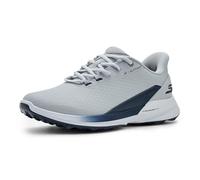 Skechers Homme Go Golf Mens Waterproof Synthetic Lace-Up Spike Less Golf Shoe Slip-in ENTRAINEUSE, Gray/Navy, 44 EU