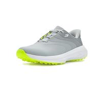 Skechers GO Chaussures de Golf synthétiques à Lacets pour Homme, Gris/Blanc/Vert Citron, Pointure 45