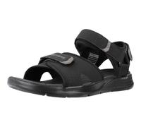 Skechers Sandales à triple sangle pour homme, noir/blanc, 43 EU