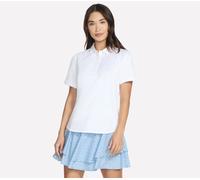 Skechers GO DRI SWIFT Club Polo en Blanc, Pointure Petit