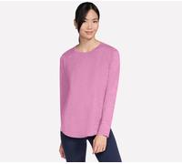 Skechers GO DRI Swift Long Sleeve Tunic Crew en Rose, Pointure Grand