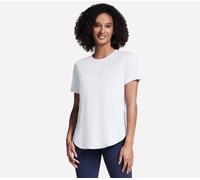 Skechers GO DRI Swift Tunic t-shirt en Blanc, Pointure Moyen