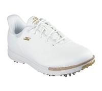 Skechers Go Golf Jasmine Chaussures de Golf imperméables pour Femme, Blanc/doré, 38.5 EU