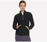 Skechers GO LUXE Rib 1/4 Zip en Noir, Pointure Grand