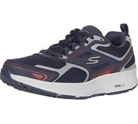 Skechers Go Run Consistent Baskets Homme Navy Leather Synthetic Red Trim 41 EU