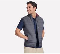 Skechers GO SHIELD Cozy Fit Altitude Reversible Vest en Noir/Gris Anthracite, Pointure 2XL