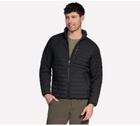 Skechers GO SHIELD Cozy Fit Altitude Reversible Veste en Noir/Vert-Lime, Pointure Moyen