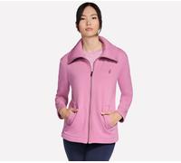 Skechers GO SNUGGLE Tunic Full Zip Veste en Rose, Pointure Grand