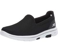 Skechers Go Walk 5, Baskets Femme, Noir (Black Textile/Trim BBK), 36.5 EU