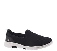 Skechers Go Walk 5 Chaussures de Sport Basses pour Femme, Noir/Blanc, 9.5 Wide