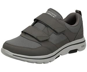 Skechers Go Walk 5 Wistful Chaussures de Tennis pour Homme, Kaki, 15 X-Wide