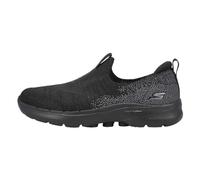 Skechers Baskets Go Walk 6-Glimmering pour femme, Noir/lavande, 36 EU