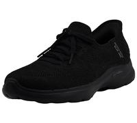 Skechers Go Walk 6-Lovely Day Baskets à enfiler sans les mains pour femme, noir, 39 EU