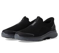 Skechers Go Walk 7 Easy on Evolution Baskets à Enfiler pour Homme, en Mousse à mémoire de Forme refroidie par air, Amorti Ultra Go, lavables en Machine, Noir