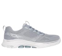 Skechers GO WALK 7 - Hailey Chaussures Moyen Width en Gris/Argent, Pointure 39, Vegan, Lavable en machine