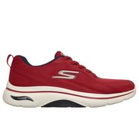 Skechers GO WALK Arch Fit 2.0 -Levy Chaussures Moyen Width en Rouge, Pointure 42, Vegan, Lavable en machine