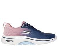 Skechers GO WALK Arch Fit 2.0 - Meredith Chaussures Moyen Width en Bleu Marine/Rose, Pointure 38, Vegan, Lavable en machine
