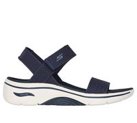 Skechers GO WALK Arch Fit 2.0 Sandal - Annie Chaussures Moyen Width en Bleu Marine, Pointure 40, Vegan, Lavable en machine