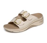 Skechers Sandales On-The-Go Walk Arch Fit 2.0 Chloe – Vegan, lavable en machine – Beige 39