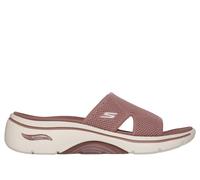 Skechers GO WALK Arch Fit 2.0 Sandal - Dakota Chaussures Moyen Width en Brun, Pointure 39, Vegan, Lavable en machine