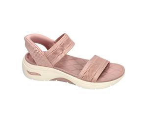 Skechers - Go Walk Arch Fit 2.0 Sandal - Kennedy - Femme - Sport - Rose - Taille: 39 EU