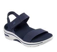 Skechers GO WALK Arch Fit 2.0 Sandal - Annie Chaussures Moyen Width en Bleu Marine, Pointure 41, Vegan, Lavable en machine