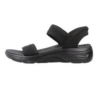 Skechers Femme Go Walk Arch Fit 2.0 Sandal Slip-in ENTRAINEUSE, Black, 36 EU