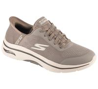 Skechers Go Walk Arch Fit 2.0-Simplicity 2 Baskets mains libres pour homme, marron, 44 EU