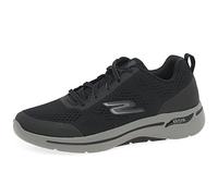 Skechers Homme GO Walk Arch FIT Idyllic Sneakers, Black, 44.5 EU