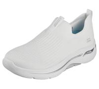 Skechers Go Walk Arch Fit, Basket Femme, Bordure Textile Blanche, 39 EU