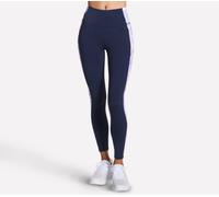 Skechers GO WALK Block Full Length High-Waisted Legging en Blanc/Violet/Rose, Pointure Grand