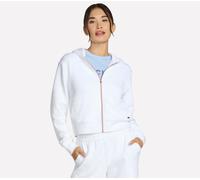 Skechers GO WALK Everywhere Diamond Full Zip Veste en Blanc, Pointure Petit