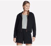 Skechers GO WALK Everywhere Diamond Full Zip Veste en Noir, Pointure Moyen