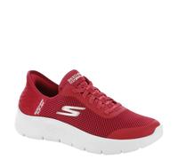 Skechers Go Walk Flex Baskets à enfiler mains libres pour femme, Rouge, 38 EU