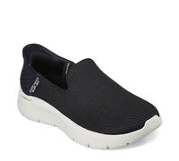 Skechers Go Walk Flex Baskets à Enfiler Relish pour Femme, Noir/Blanc, 8 Wide